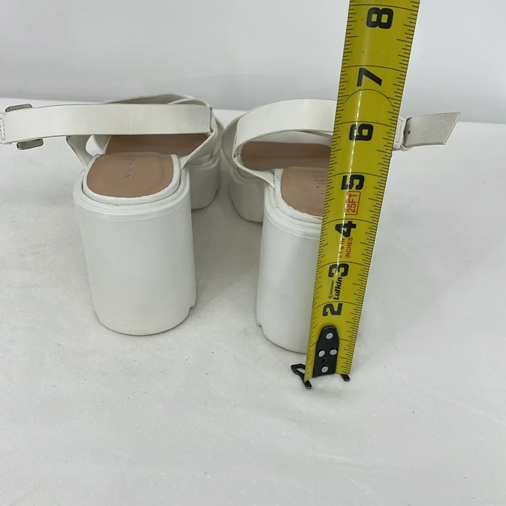 ALTAR’D STATE SIZE 6 Women's White Platform Sandals